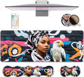4 in 1 Ergonomic Keyboard Wrist Rest & Mouse Pad Wrist Rest Set, Large XXL by Unknown