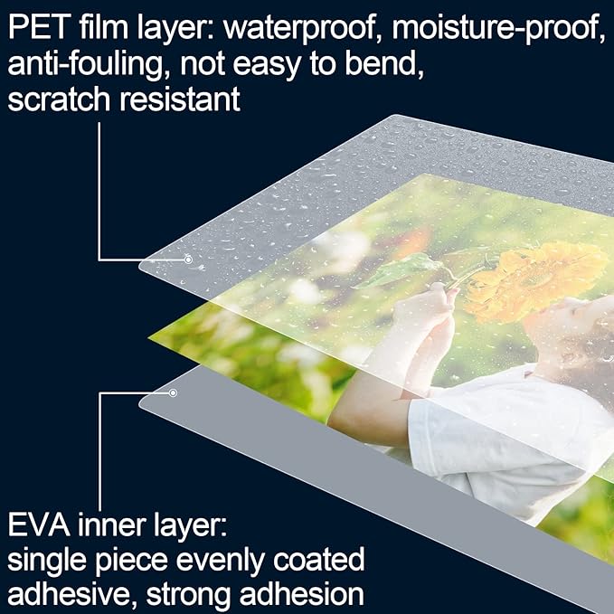 HERKKA 200 Pack Laminating Sheets, Holds 8.5 x 11 Inch Sheets, 3 Mil Clear - Image 5