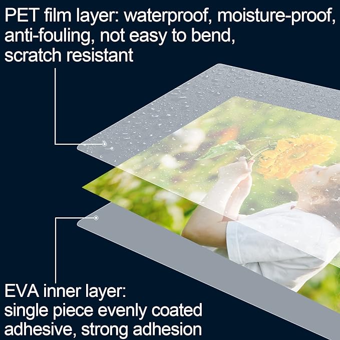 HERKKA 100 Pack Laminating Sheets, Hold 11 x 17 Inch Sheet, 5 Mil Clear Thermal - Image 5