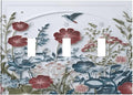 Bvtewkhz Wildflowers Flowers Floral Plants 3 Gang Triple Toggle Wall Plate by Unknown