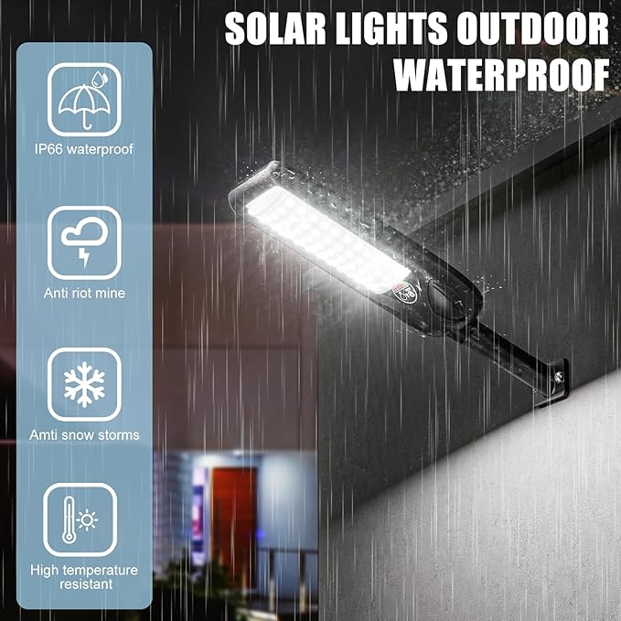 Solar Street Lights Outdoor Waterproof, 30000LM Dusk to Dawn Solar Lights - Image 8
