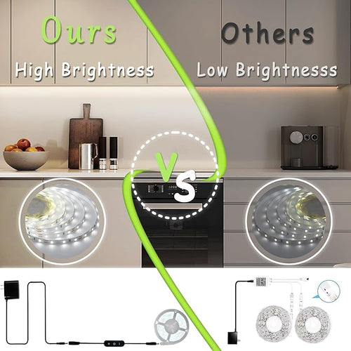 Aalnfe 10Ft Rope Light Indoor Tape Lights LED Strip Lights - Image 2