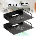 MEEMENG Projector Shelf, WiFi Router Shelf, Under TV Wall Mount by MEEMENG