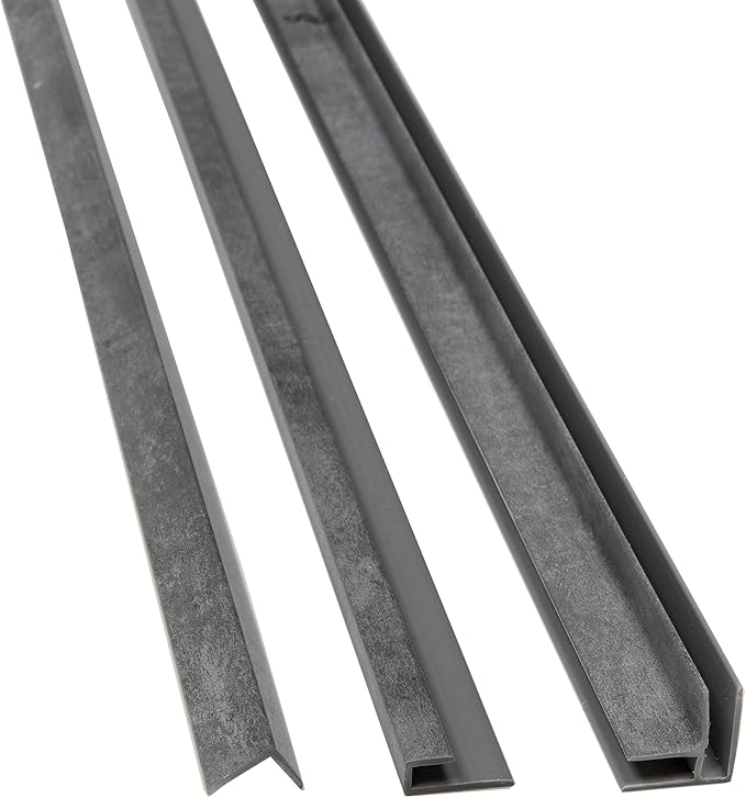 Palisade 78in x 60in x 36in Waterproof Vinyl Shower Surround Kit - Image 8