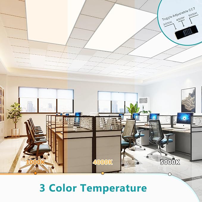 VocgoUU 12 Pack 2x4 LED Flat Panel Lights - Image 3