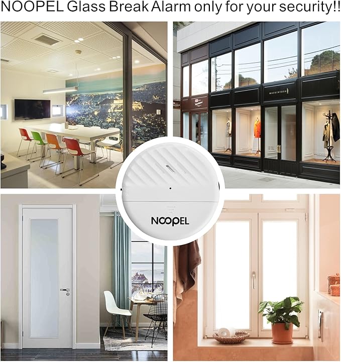 Window Alarms for Home Security 5 Pack, Glass Break Sensor, Window Sensor for - Image 6
