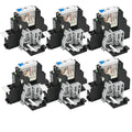 UL Listed 6Pcs 8 Amp Mini Electromagnetic Relay by ZJWZJH