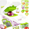 Dewpeton Pro-Series 16-in-1 Mandoline Slicer & Spiralizer, Veggie Chopper by Dewpeton