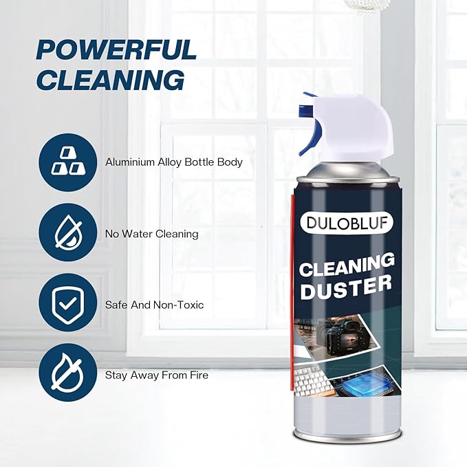 dulobulf Compressed Disposable Electronic Keyboard Cleaner - Image 2