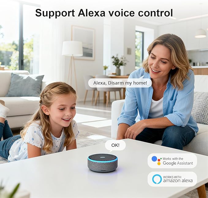 Alarm System for Home Security, for Smart Life or Tuya, Auto Alarm Dial - Image 3