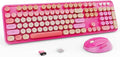Nowlike Wireless Keyboard and Mouse Combo, Retro Typewriter Keyboard by Unknown