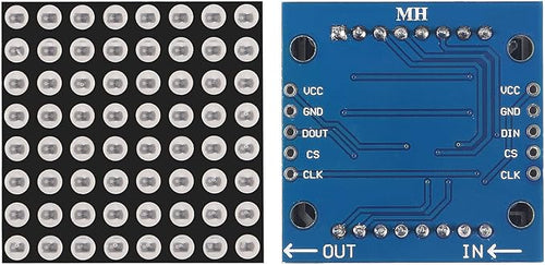 ACEIRMC 5PCS MAX7219 8x8 Dot Matrix LED Display Module 5V MCU Control MAX7219 - Image 2