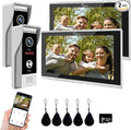 Wired Smart Video Apartments Intercom System, 10 Inch Monitors by ANJIELOSMART
