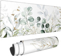 Green Gold Leaves and Branches Extended Big Mouse Pad Large, XL Gaming Mouse by CANFLASHION