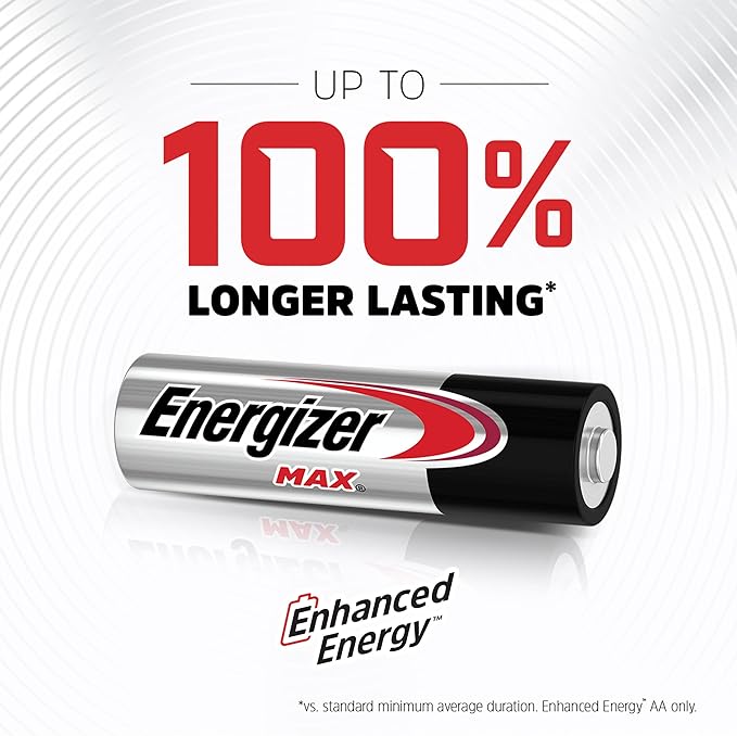 Energizer MAX AA Batteries, Double A Alkaline Batteries - Image 2