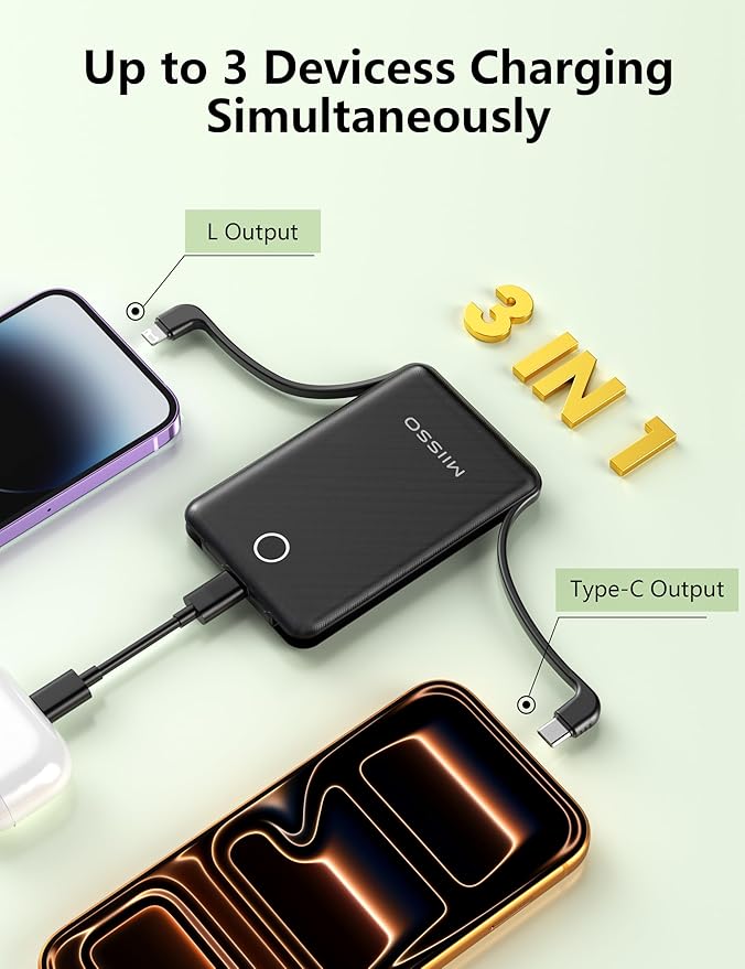 10000mAh Mini Portable Charger - Image 5