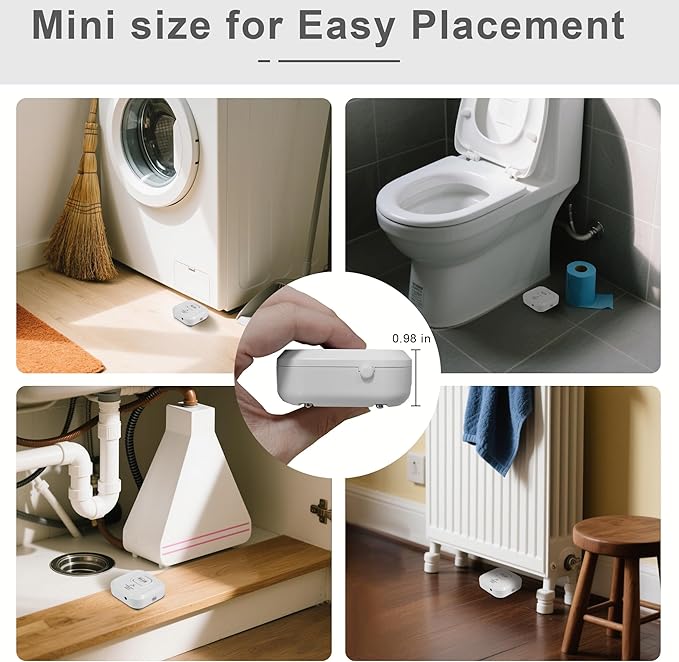 100dB Smart Water Sensor Alarm Water Leak Detectors - Image 5