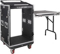 Sound Town Heavy-Duty 1/2" Plywood 16U PA/DJ Rack/Road Case by SOUNDTOWN