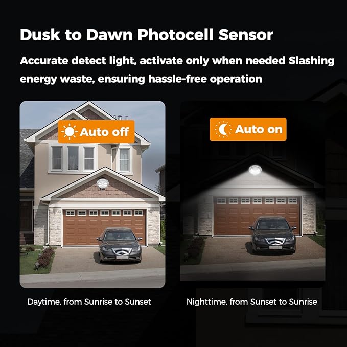 AIKVSXER 200W LED Barn Light 30000LM Dusk to Dawn Photocell LED Outdoor Area - Image 2