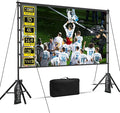 VntB 100 inch Projector sreen and Stand, Outdoor Indoor Projector Screen16:9 by Unknown