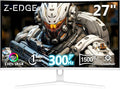 Z Z-EDGE 27 inch Curved Gaming Monitor, FHD 1080P 300Hz 240Hz Computer Monitor by ZZ-EDGE