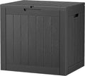 NUNU LAB 32 Gallon Outdoor Storage Box Waterproof, Outside Package Delivery by NUNULAB