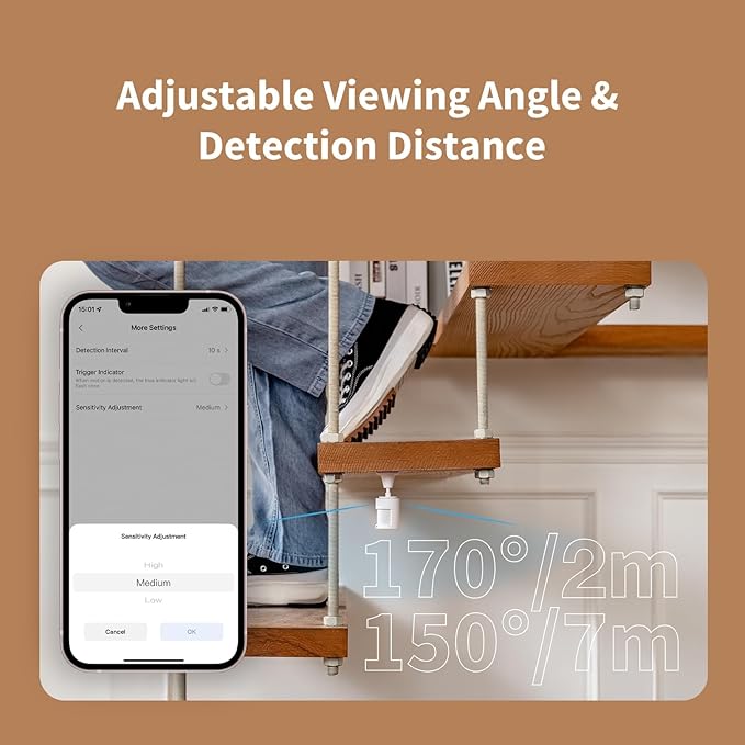 Aqara Zigbee Motion Sensor P1 3 Pack, Smart Motion Detector - Image 4