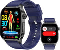 Smart Watch for Men Women, 2.04" AMOLED Color Screen, 24/7 Heart Rate, Blood by Yowow+BIT