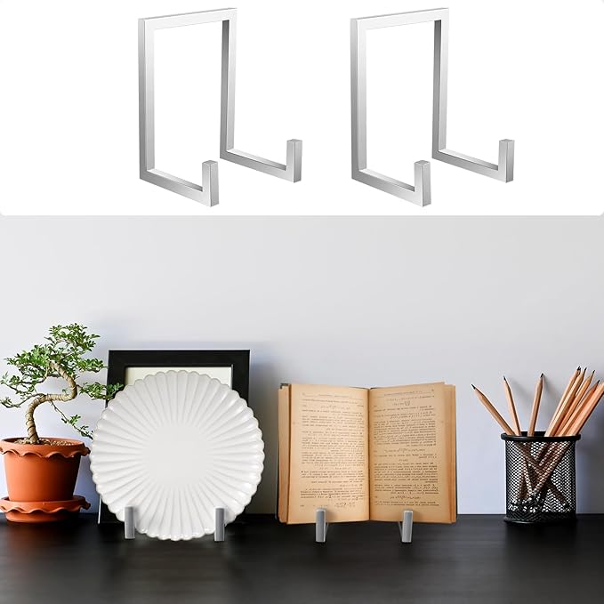 Sweetude 2 Pcs Large Plate Stands - Image 5