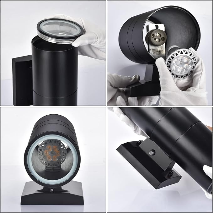 rosykite Outdoor Wall Light, Bling Dusk to Dawn Exterior Lighting - Image 6