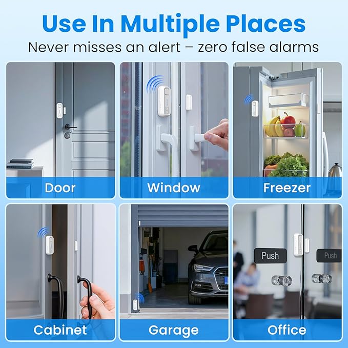 Sanjie Door Alarm with Instant and Delayed Alerts 30s/1min/2min/4min, Door - Image 6