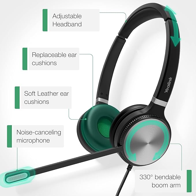 Yealink UH36 Professional USB Headset, Wired Headphones - Image 8