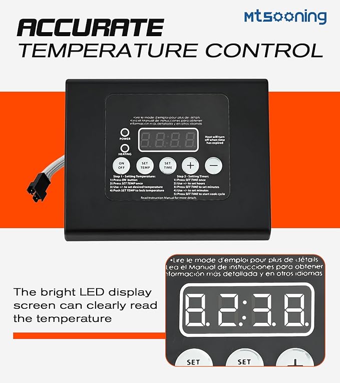 Mtsooning 990050048 Digital Control Panel LED Display Replacement - Image 3