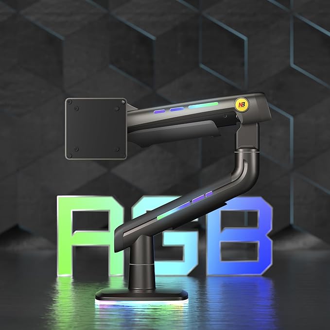 NB Gaming Monitor Arm or for 32 to 60 Inches Screen, Load up to 20 kg, VESA - Image 5