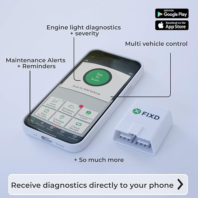 FIXD Bluetooth OBD2 Scanner for Car - Image 3