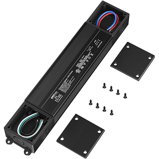 EMITEVER 150W Triac Dimmable LED Driver, 100-277VAC to 24VDC Dimmable Power by EMITEVER