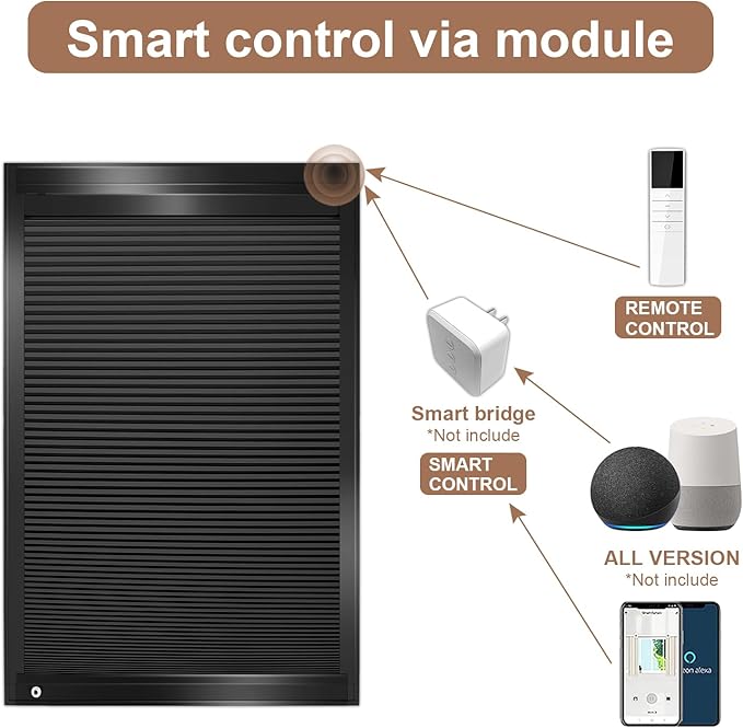 LEXEN Smart Bottom Up Honeycomb Shades - Image 2