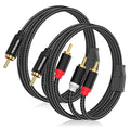 HOSONGIN RCA Y Splitter Cable, 1 Male to 2 Male Audio Cable, Noise-Free Durable by HOSONGIN