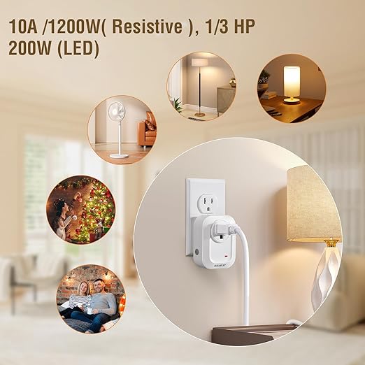 SURAIELEC Wireless Wall Switch Remote Control Outlet, No Wiring Needed - Image 6