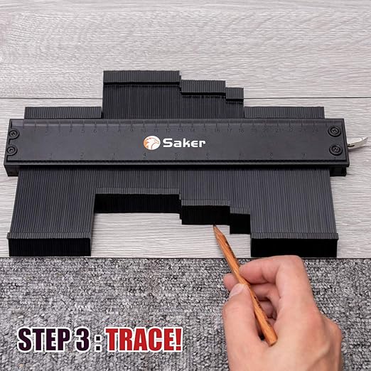 Saker Contour Duplication Gauge-Adjustable Lock -Precisely Copy Irregular Shape - Image 8
