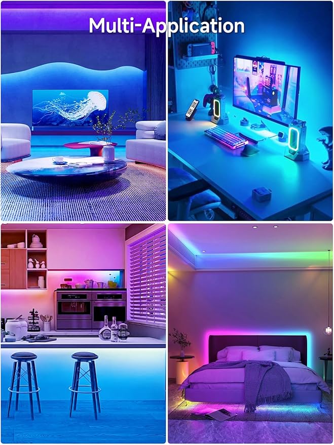 KANTUTOE LED Lights for TV, 16.4ft TV LED Backlight for 45-75in, RGB TV - Image 6