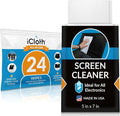 Screen Cleaner Wipes by iCloth – Individually Wrapped – Travel Size – by iCloth