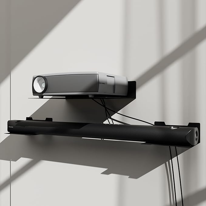 PzewMo Floating Metal Wall Mount Shelf, Shelf - Image 2