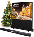 Elite Screens ezCinema 2 Projector Screen, 105-inch 4:3 Portable Manual Floor by EliteScreensInc