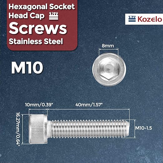 Kozelo 5pcs Socket Head Cap Screws - Image 2