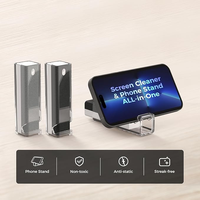 CLICK CLEAN 2Pcs Screen Cleaner, Fingerprint Proof Mist Cleaner Spray, - Image 3