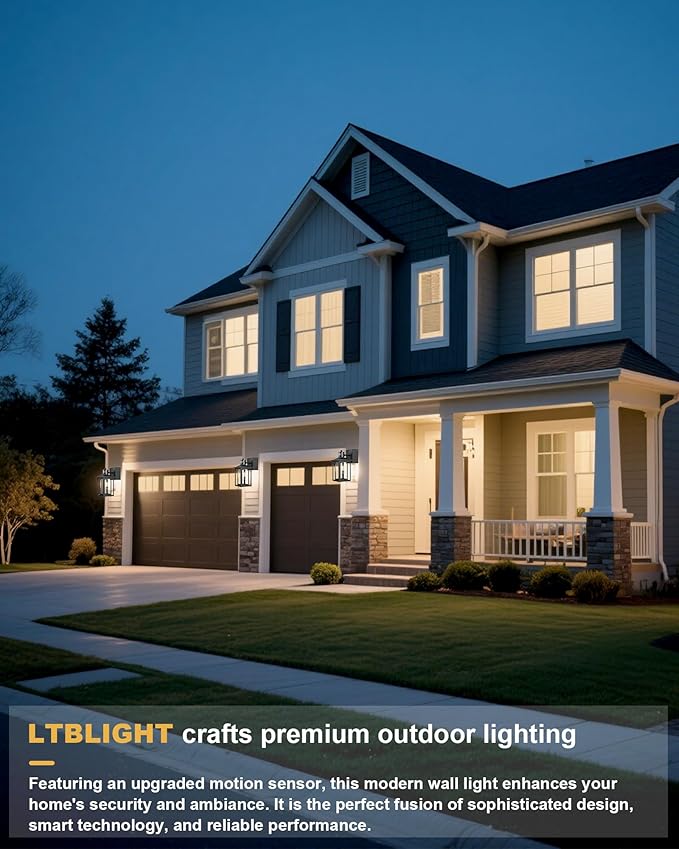LTBLIGHT 2-Pack Motion Sensor Outdoor Lights - Image 8