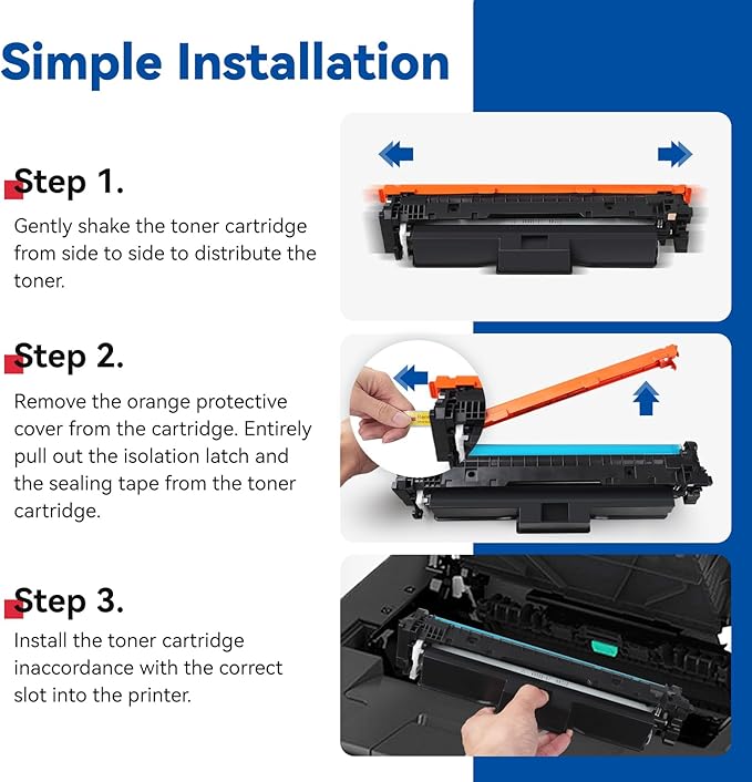 210X W2100X Black NO-CHIP Version Compatible Toner Cartridges Work - Image 4