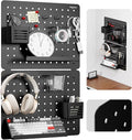 PEGZONE Pegboard Wall Organizer Combination Kit, Overall 25.4"x16.6" Metal by Pegzone