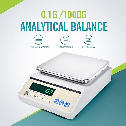 LICHEN Lab Analytical Balance 1000gx 0.1g - Image 2
